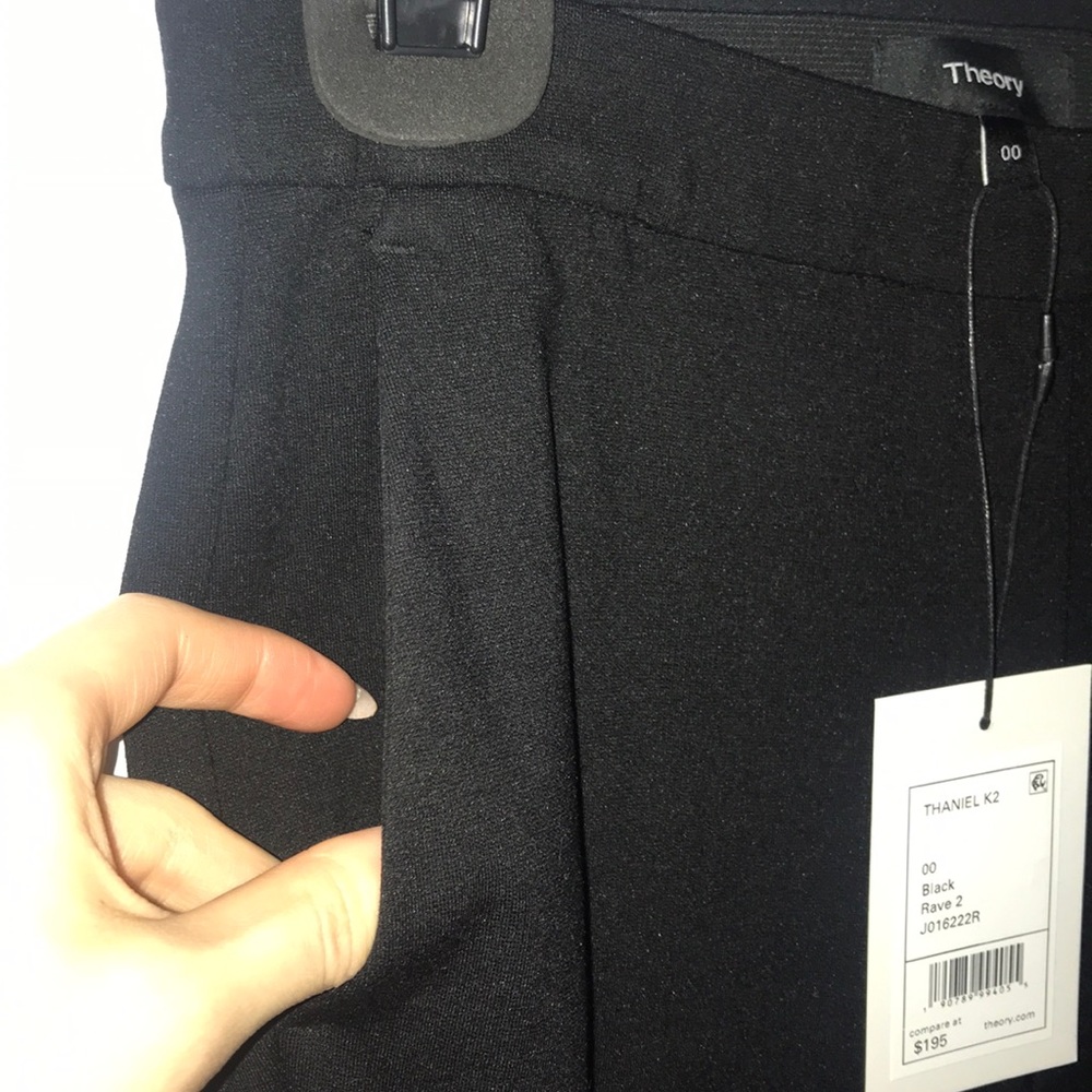 Theory Thaniel K2 Black dress pants NWT